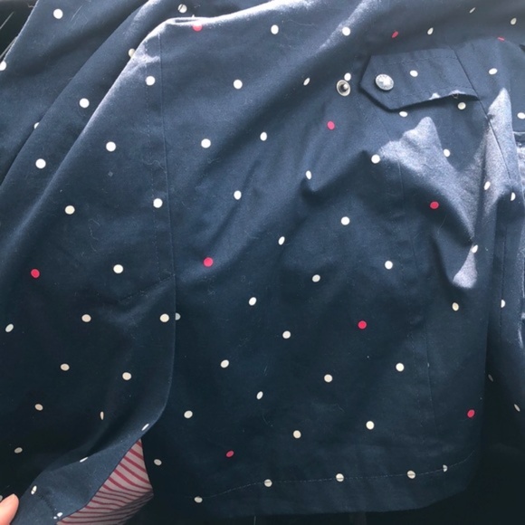 Talbots Water Resistant Polka Dot Utility Jacket - Picture 4 of 9